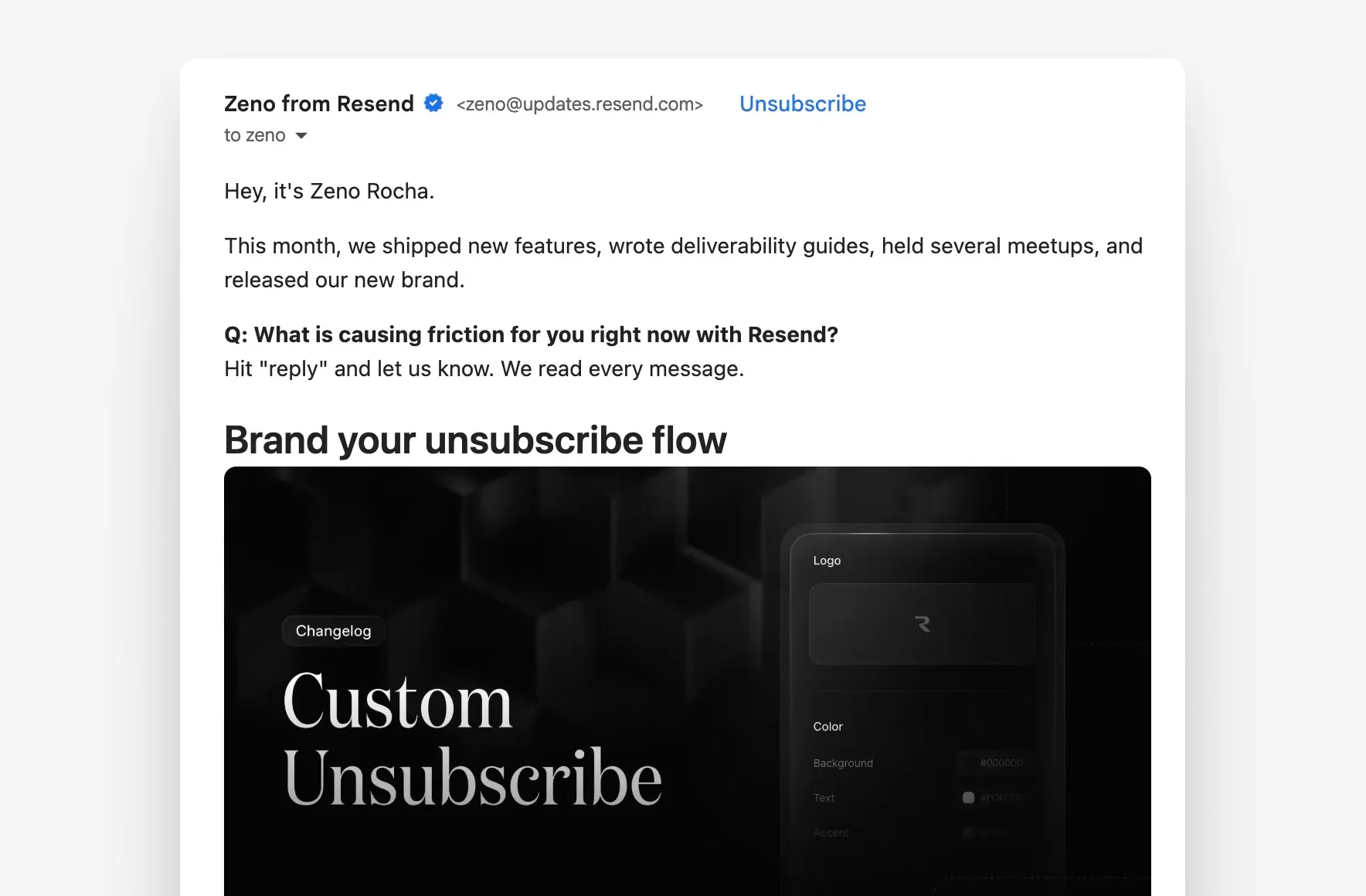 Product Update